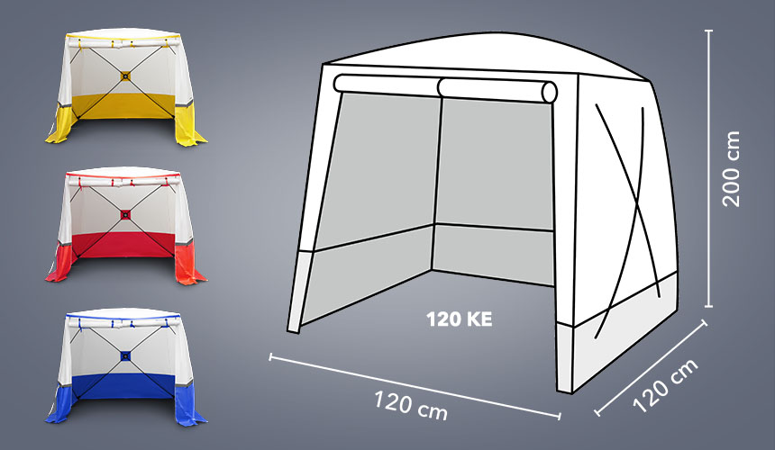 120 KE : les dimensions