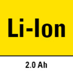 Batterie lithium-ions d’une capacité de 2 Ah