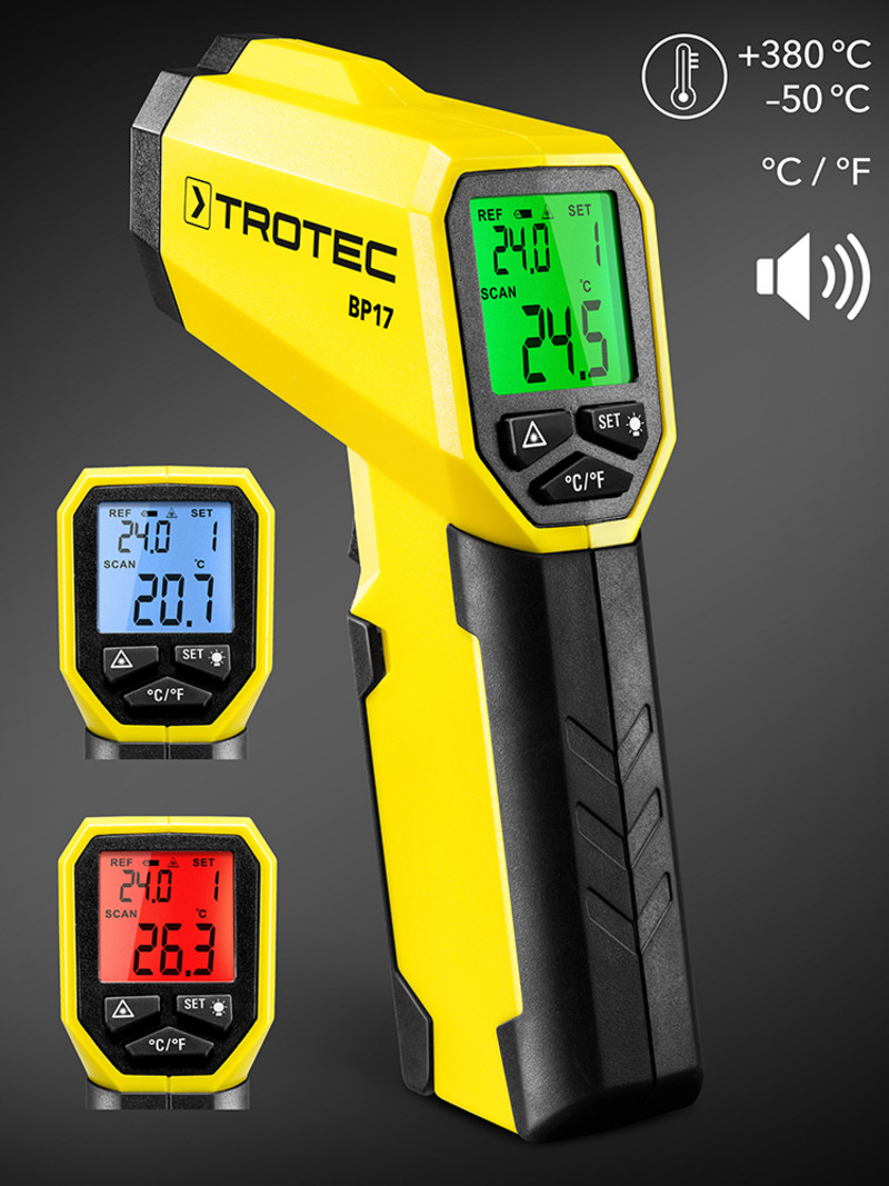 TP7 Thermomètre infrarouge multipoint - TROTEC