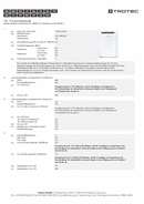 Fiche produit climatiseur local PAC 3500 SH (INT)