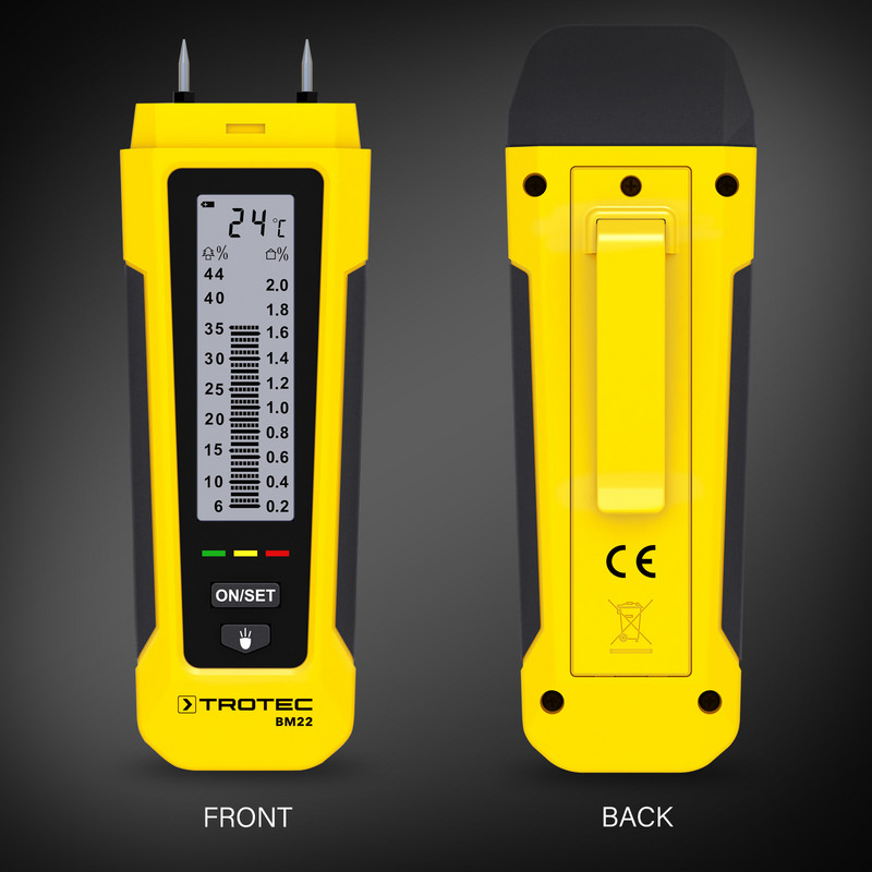 Humidimètre pour le bois - T510 - Trotec GmbH - à pointes / avec afficheur  numérique / portatif