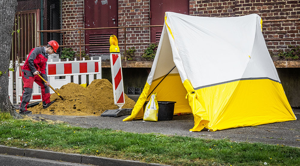 La protection contre les intempéries sur le chantier