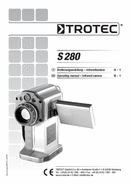 Manuel d'utilisation caméras thermiques S280 (INT)