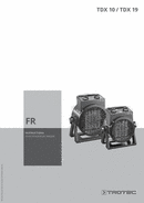 Manuel d'utilisation chauffage électrique TDX 10 / TDX 19 (FR)