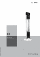 Manuel d'utilisation chauffage radiant IRS 2000 E (FR)
