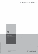 Manuel d'utilisation Convecteur TCH 2012 E / TCH 2013 E (FR)