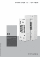 Manuel d'utilisation déshumidificateur DH 105 S / DH 115 S / DH 145 SH (FR)