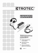 Manuel d'utilisation détecteur de fuites LD5000 (DE, EN, FR)
