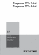 Manuel d’utilisation du Flexpower Multi-batterie 20 V (FR)