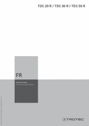 Manuel d'utilisation générateur d'air chaud électrique TDS 20 R / 30 R / 50 R (FR)