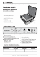 Manuel d'utilisation panneau de commande LD 20 PC (FR)