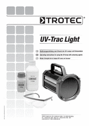 Manuel d'utilisation projecteur UV-Trac-Light (DE, EN, FR)