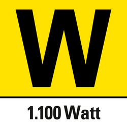 Moteur puissant de 1 100 Watt