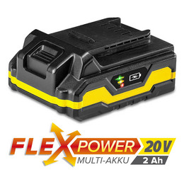Multi-batterie Flexpower 20 V, 2 Ah