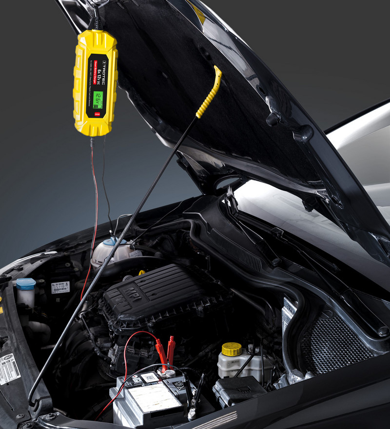 TROTEC Chargeur de batterie PBCS 6A charge de batterie voiture moto chargeur  universel - Conforama