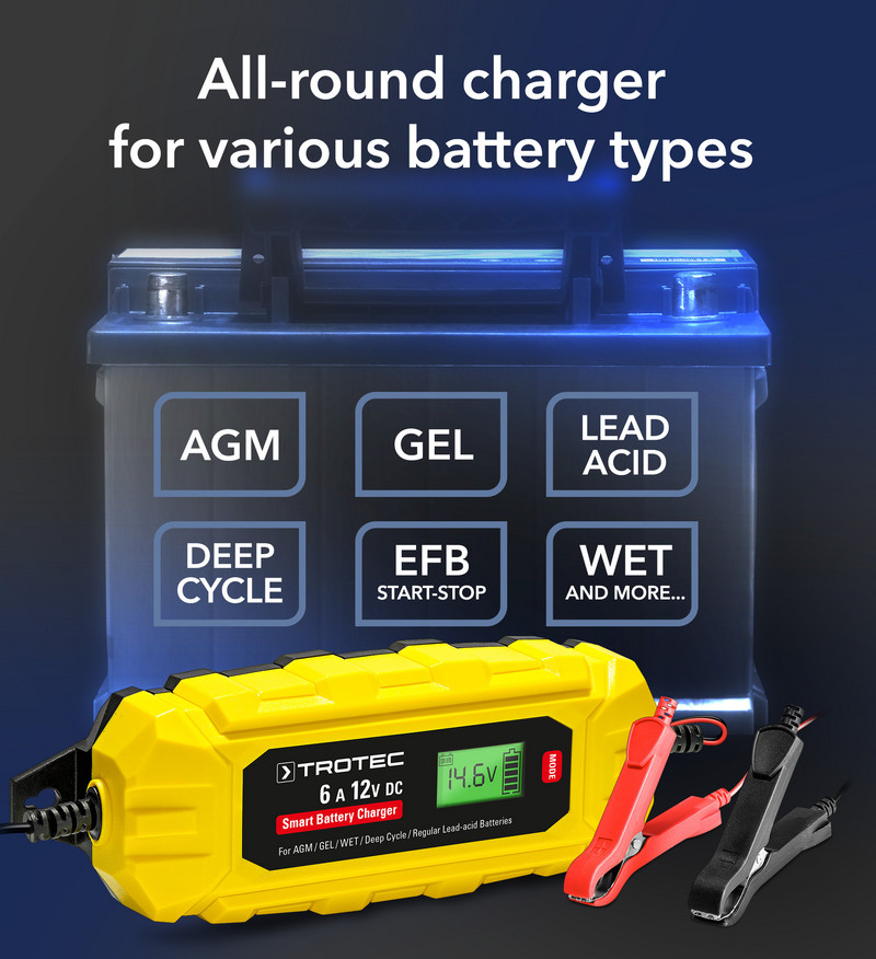 Chargeur de batterie de voiture Durable, sans liaison de batterie