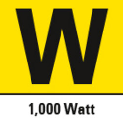 Puissant moteur de 1 100 Watt