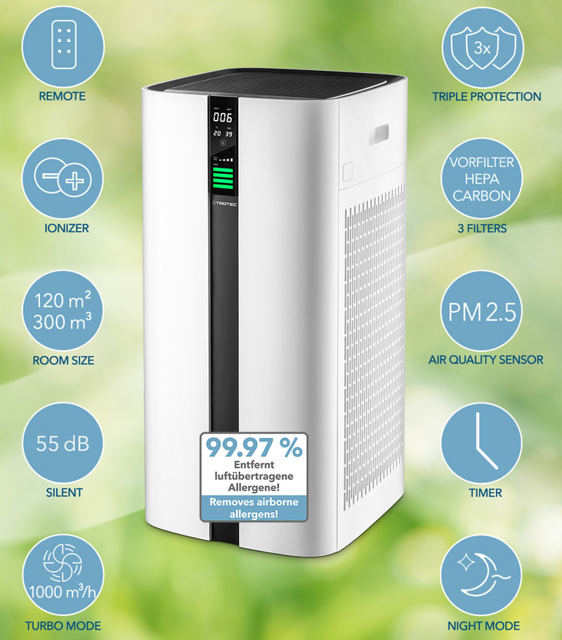 Purificateur d’air design AirgoClean® 350 E