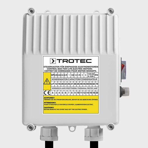 Trotec - TROTEC Pressostat électronique TDP DS commande automatique pour  les pompes à eau sans fiche - Pompes d'évacuation - Rue du Commerce