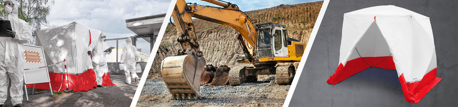 Tente de travail à toit plat 180 K