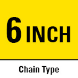 Type de chaîne : 6 pouces