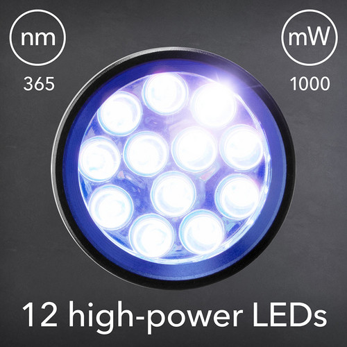UV-Torchlight 6F : 12 LED hautes performances